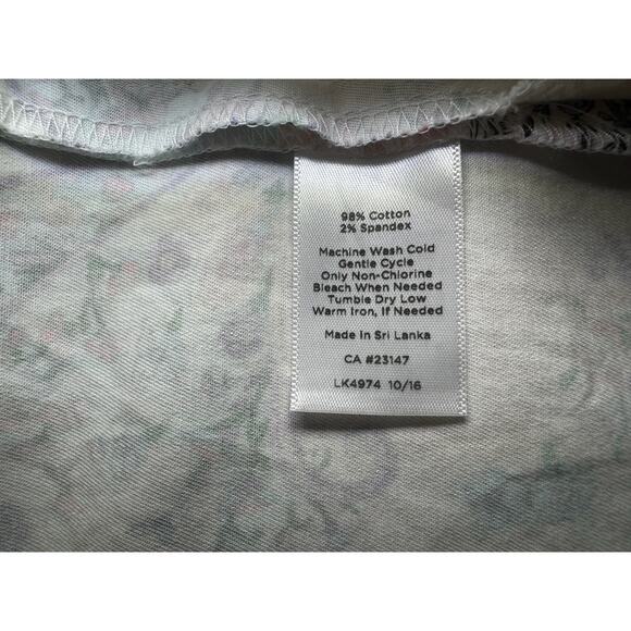 Talbots Women's Pastel Paisley Print Skirt - Size 10 - Picture 15 of 16